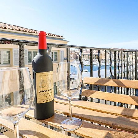 Apartamento Le Pytheas - Vue Vieux-Port Avec Terrasse Et Clim Marsella Exterior foto
