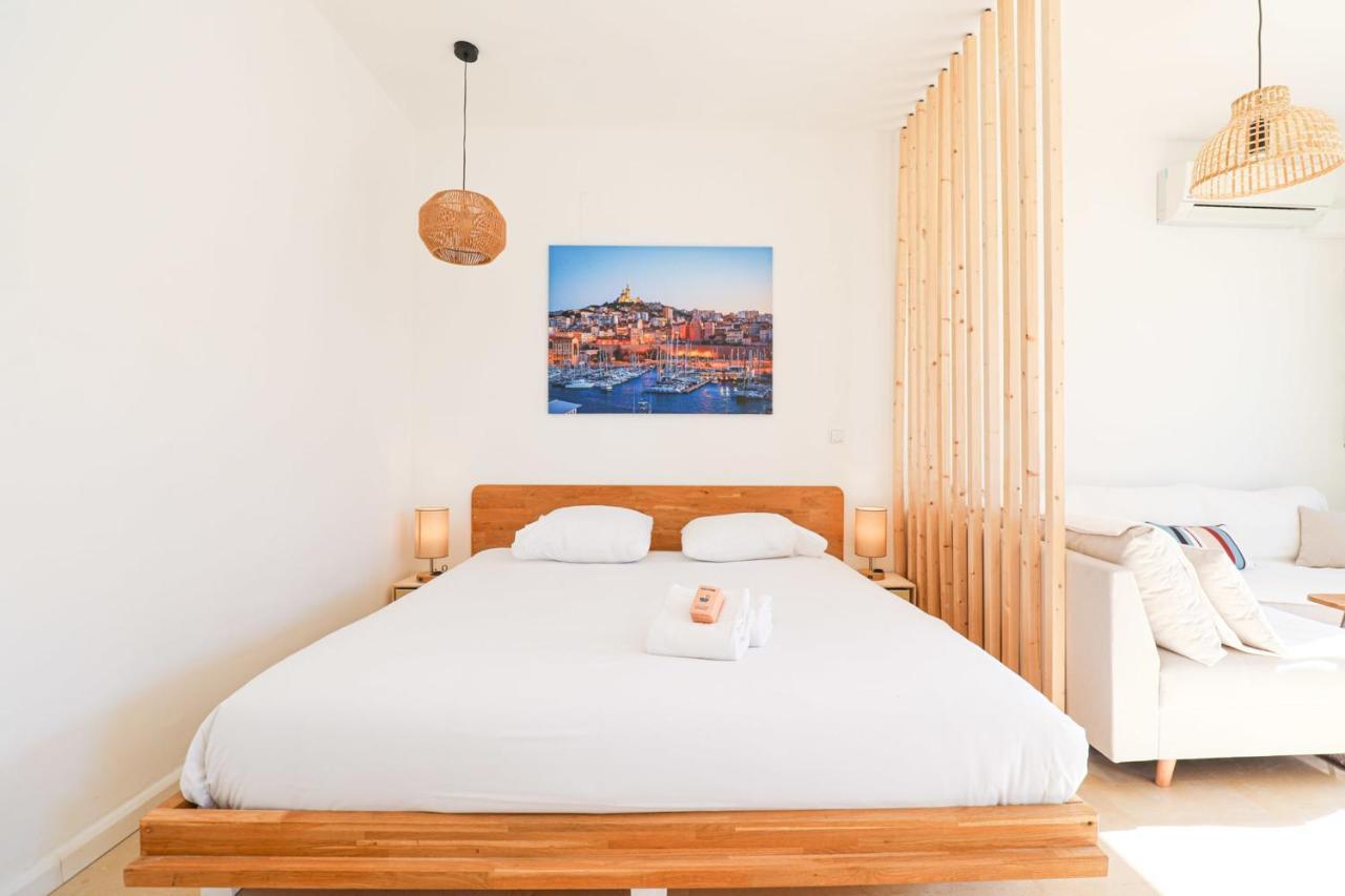 Apartamento Le Pytheas - Vue Vieux-Port Avec Terrasse Et Clim Marsella Exterior foto