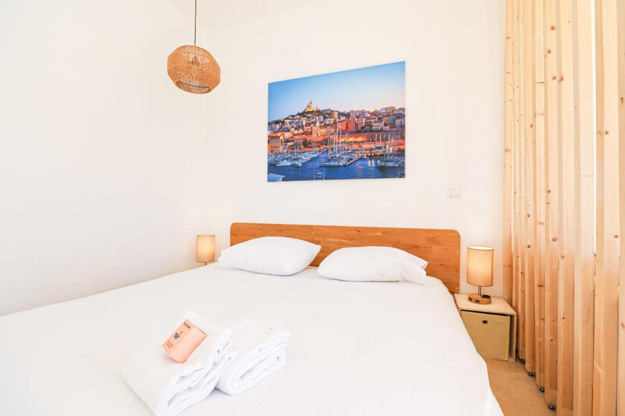 Apartamento Le Pytheas - Vue Vieux-Port Avec Terrasse Et Clim Marsella Exterior foto